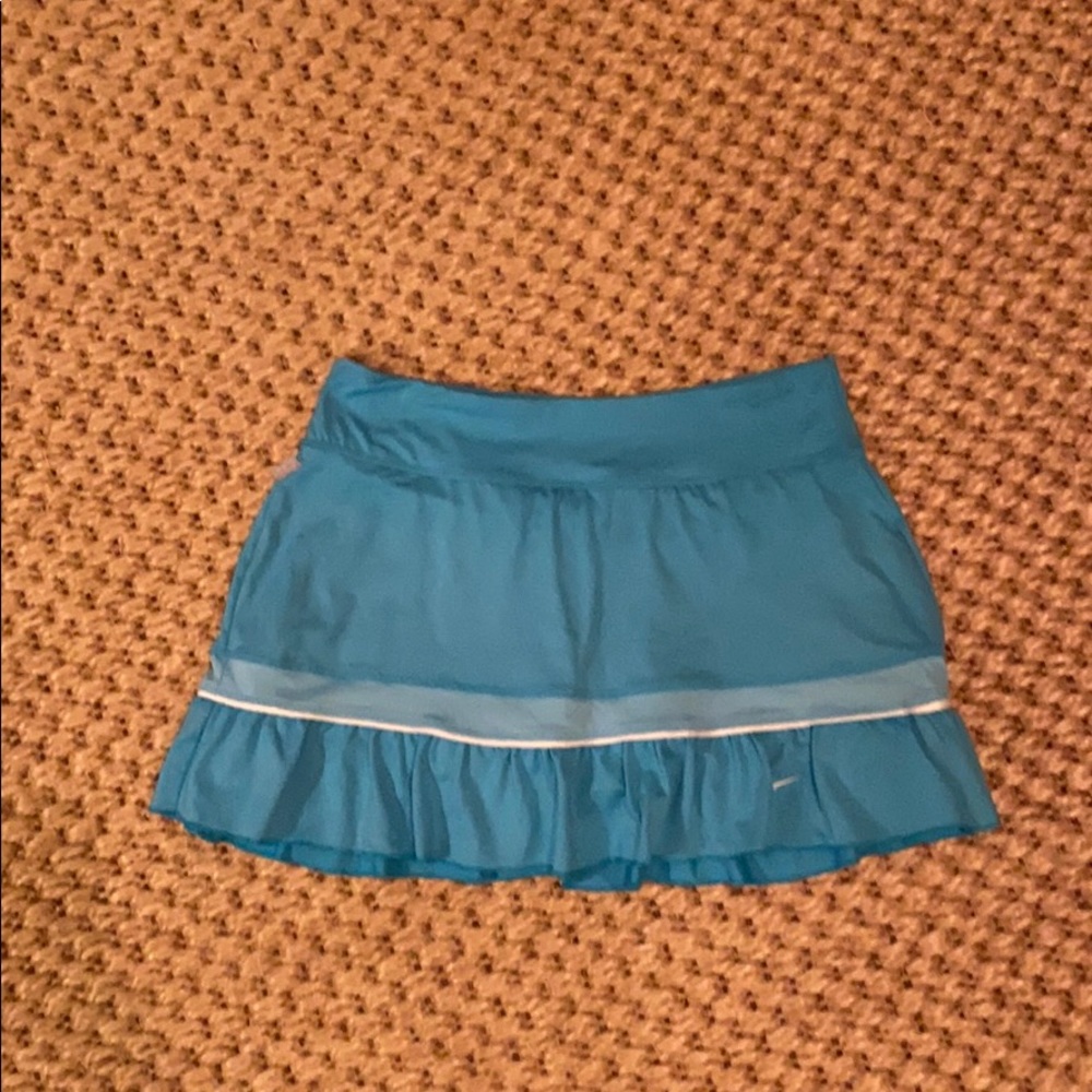 Blue Nike DRI-FIT Tennis Skirt - M
